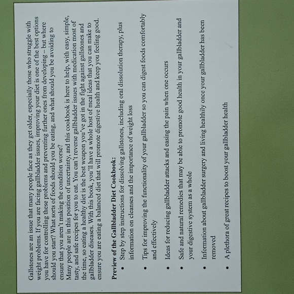 Gallbladder Diet Cookbook 2022 - Picture 3 of 4
